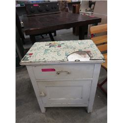Vintage Painted Canadiana Washstand ca1900