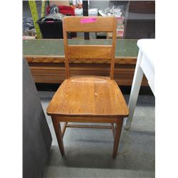 Vintage Oak Office Chair