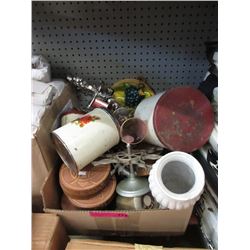 Box of Assorted Household Goods