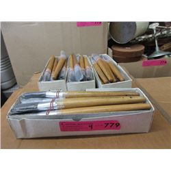 4 Dozen New #4 Artist Bristle Brushes