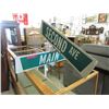 Second Ave & Main St. Sign - Movie Prop