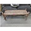 Hand Crafted Wood Bench