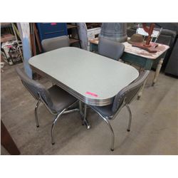 1960s Chrome Dining Set