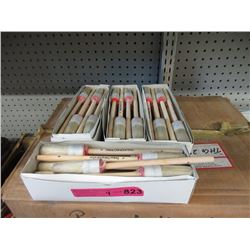 4 Dozen New #4 Round Head Bristle Brushes
