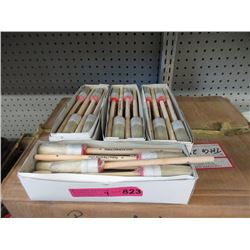 4 Dozen New #4 Round Head Bristle Brushes