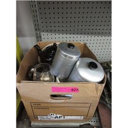 Box of Assorted Home Decor