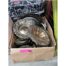 Box of Assorted Metal Goods