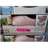 3 New Pairs of Pink Memory Foam Slippers - L