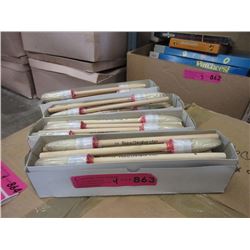 4 Dozen New #2 Round Head Bristle Brushes