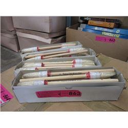 4 Dozen New #2 Round Head Bristle Brushes