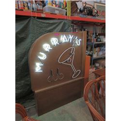Electric Neon "Murray's Club" Sign - Movie Prop