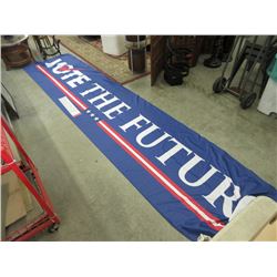 Long Movie Prop "Vote The Future" Banner