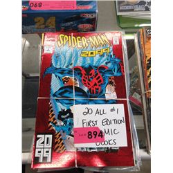 20 All #1 First Edition Comics