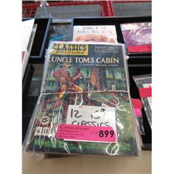Twelve 15¢ Classics Illustrated Comics