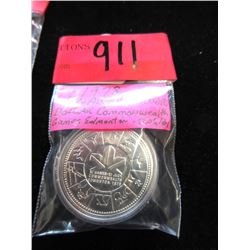 1978 Canadian Silver Dollar Coin - .500 Silver