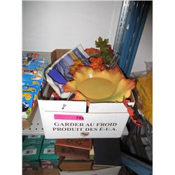 Box of Household Decorative Items