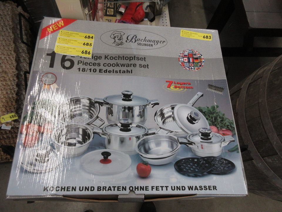 New Bachmeyer Solingen 16 Piece Cookware Set