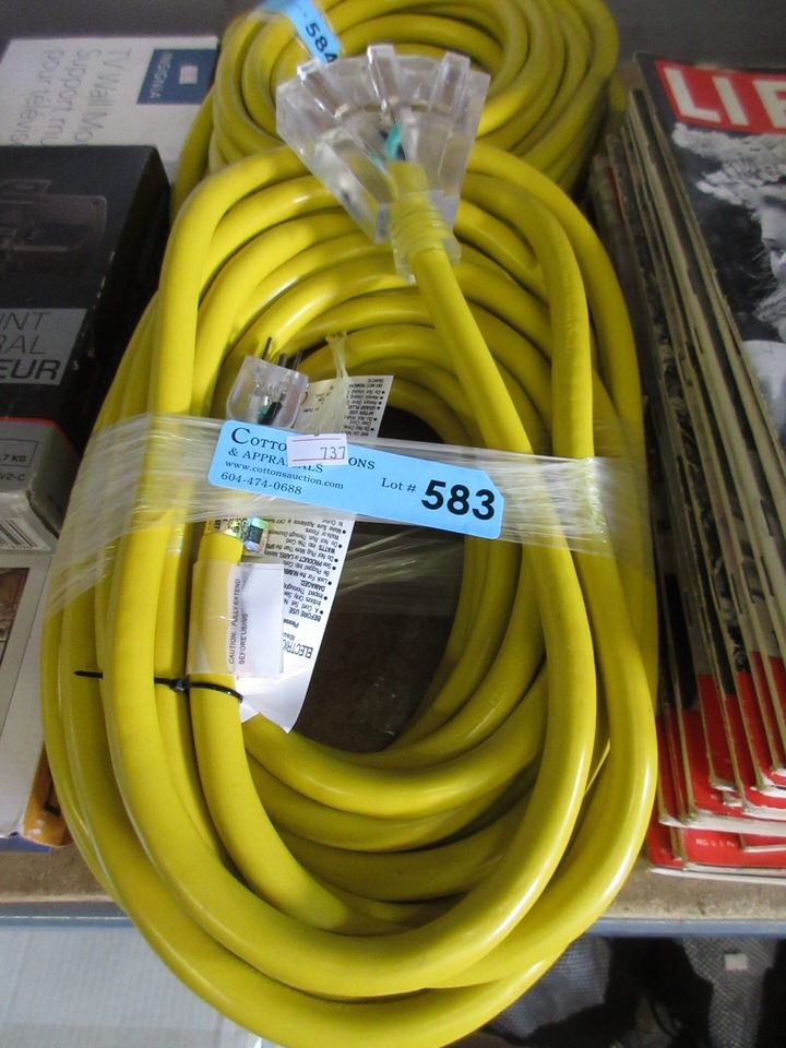 New 50 Foot Heavy Duty Extension Cord