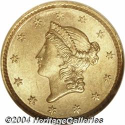 1851 G$1 MS65 NGC. The 1851 is among the most