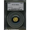 Image 1 : 1853 G$1 MS64 PCGS. A lovely Type One dollar
