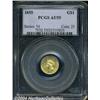 Image 1 : 1855 G$1 AU55 PCGS. Well struck with flashy,