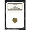 Image 1 : 1855-C G$1 Fine 15 NGC. Very well detailed, on