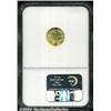 Image 2 : 1857 G$1 MS64 NGC. Flashy lustrous surfaces