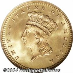 1880 G$1 MS68 NGC. The Philadelphia Mint