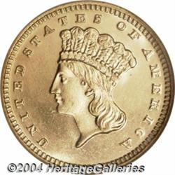 1887 G$1 MS66 Prooflike NGC. An impressively