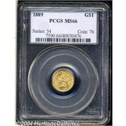 1889 G$1 MS66 PCGS. While not quite in the