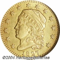 1827 $2 1/2--Cleaned--ANACS. AU Details, Net