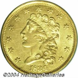 1834 $2 1/2 MS63 PCGS. McCloskey-A,