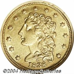 1838-C/C $2 1/2--Scratched--ANACS. AU Details,