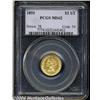 Image 1 : 1855 $2 1/2 MS62 PCGS. Well struck with