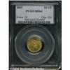 Image 1 : 1897 $2 1/2 MS64 PCGS. Well struck with lovely