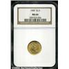Image 1 : 1900 $2 1/2 MS66 NGC. Attractive golden-orange