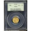 Image 1 : 1901 $2 1/2 MS64 PCGS. A sharply struck