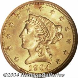 1904 $2 1/2 MS67 NGC. The surfaces are