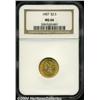 Image 1 : 1907 $2 1/2 MS66 NGC. A shimmering, nearly
