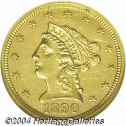 1890 $2 1/2 PR60 NGC. The bright, watery