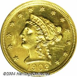 1902 $2 1/2 PR63 PCGS. Only 193 proof quarter