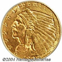 1909 $2 1/2 MS64 PCGS. Fully struck and an