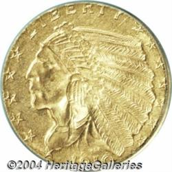 1910 $2 1/2 MS64 PCGS. Minimally abraded with