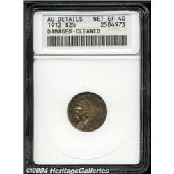 1912 $2 1/2--Damaged, Cleaned--ANACS. AU