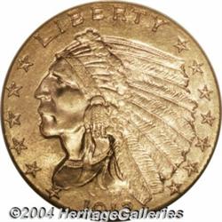 1912 $2 1/2 MS64 NGC. The richly frosted