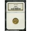 Image 1 : 1913 $2 1/2 MS63 NGC. Attractive gold-copper