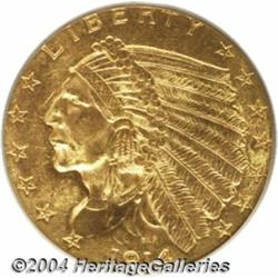 1914 $2 1/2 MS64 PCGS. A nice looking coin