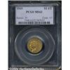 Image 1 : 1915 $2 1/2 MS62 PCGS. Well struck with soft,