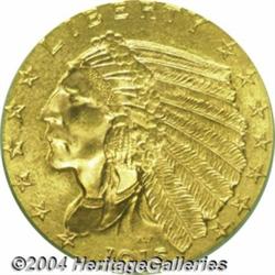 1915 $2 1/2 MS64 PCGS. A premium, high grade