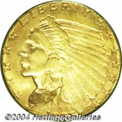 1925-D $2 1/2 MS65 PCGS. An impressive Gem